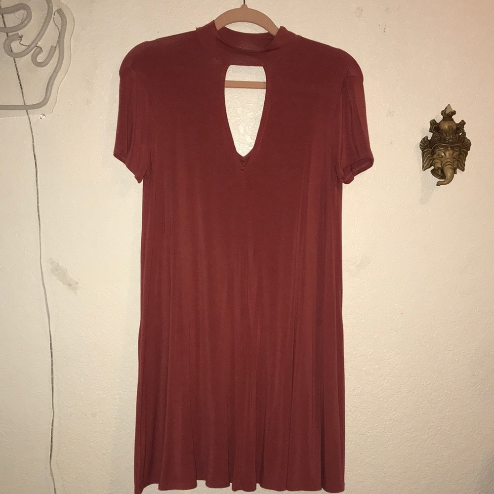 Coral dress